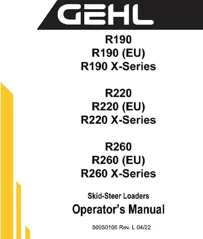 Skid Loader Safety Manual